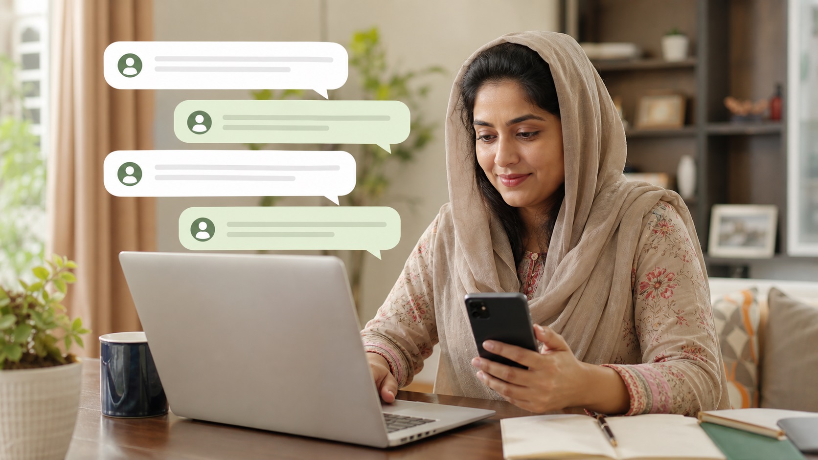 চ্যাট সহায়তা কাজ